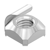 MODULAR SOLUTIONS ELECTRO STACTIC DISCHARGE FASTENER M8 SQUARE NUT W/POSITION FIX